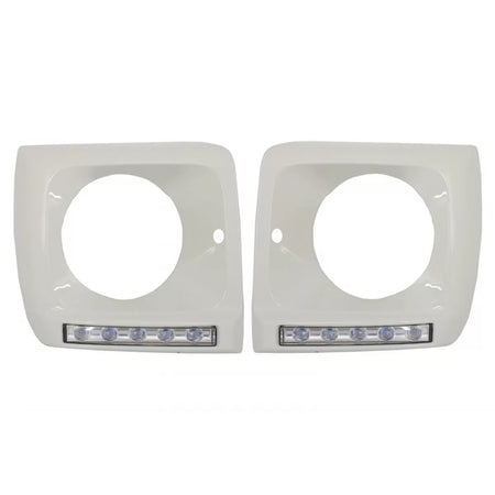Fari Anteriore Bi-xenon Neri con LED DRL per Mercedes Classe G W463 1989-2012