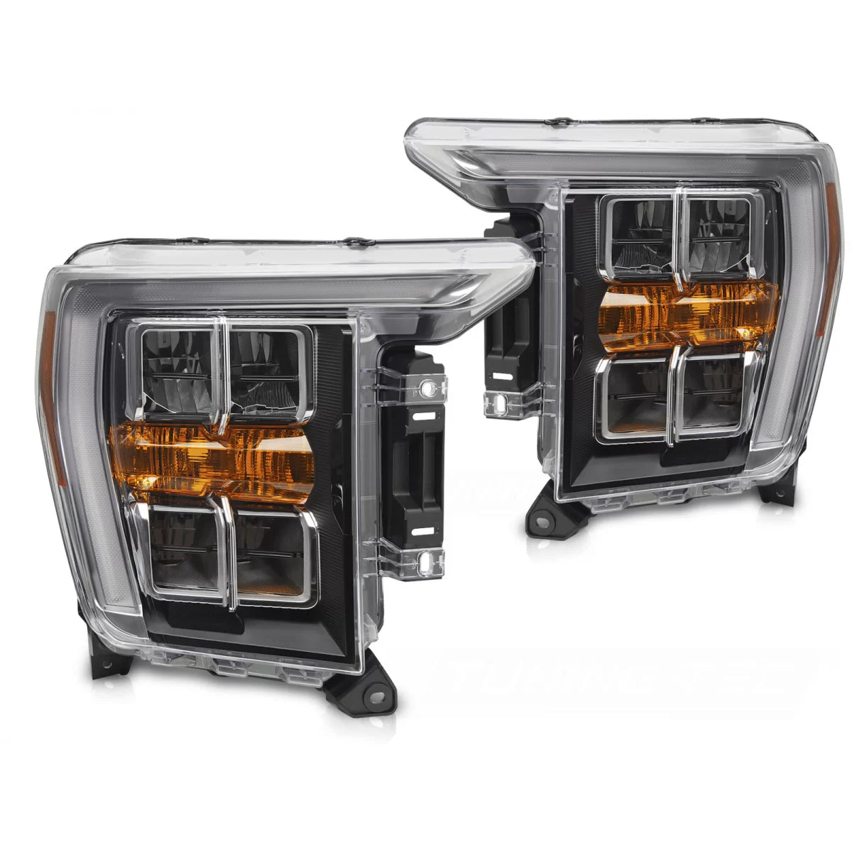 Fari Neri con Luci Diurne Ford F150 MK14 2020-2023