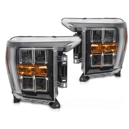 Fari Neri con Luci Diurne Ford F150 MK14 2020-2023