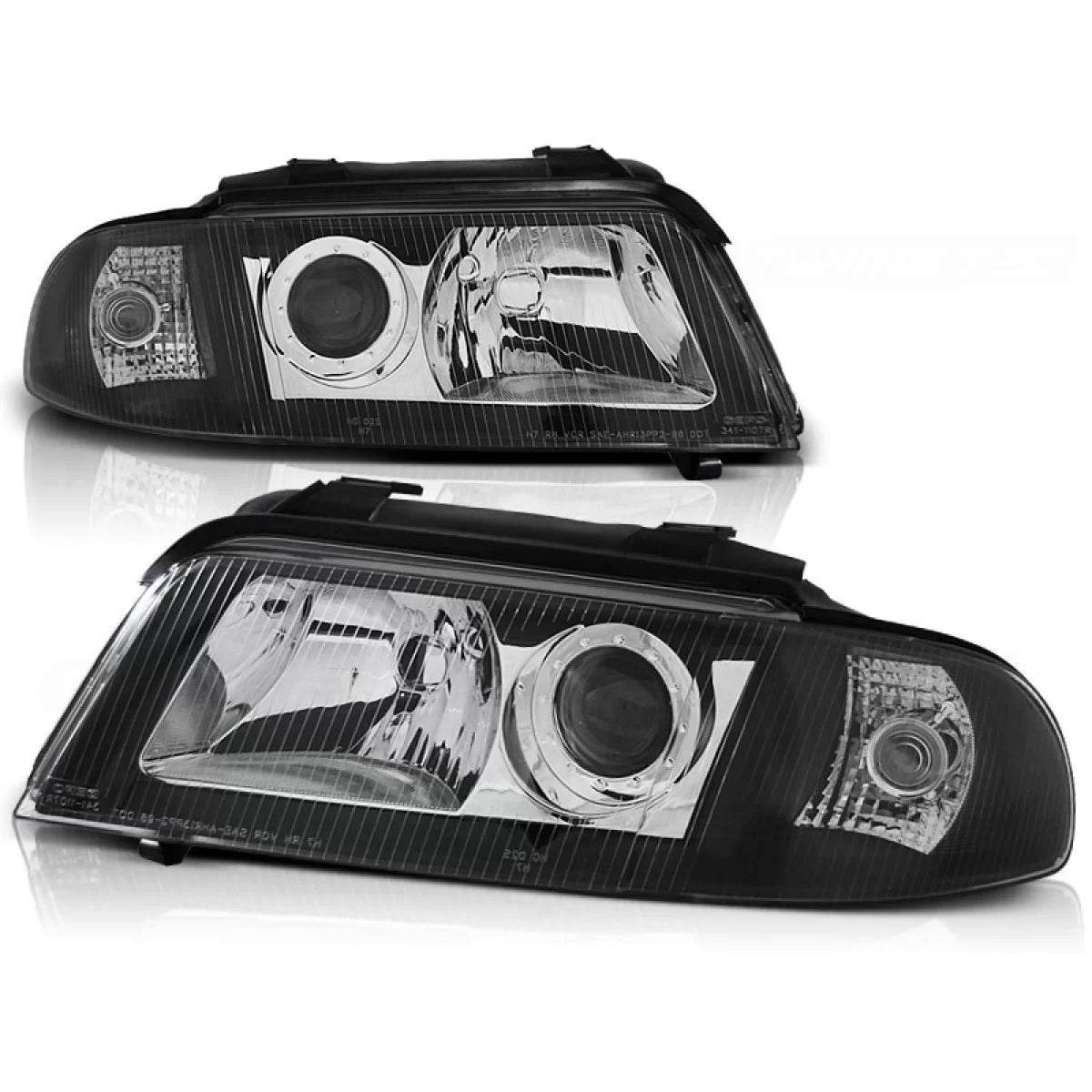 Fari Neri Anteriori per Audi A4 01.99-11.00