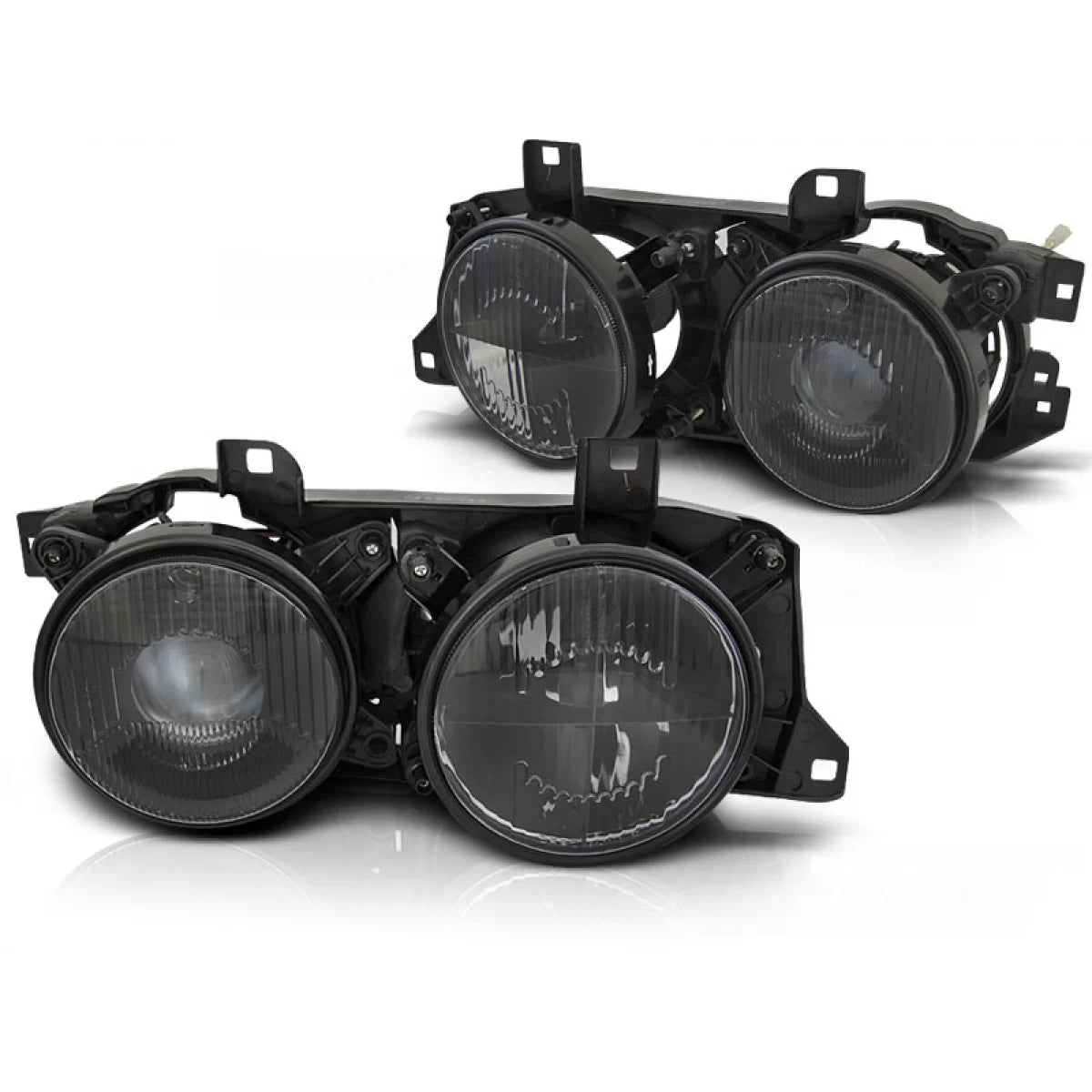 Fari Neri Anteriori per BMW E32 E34