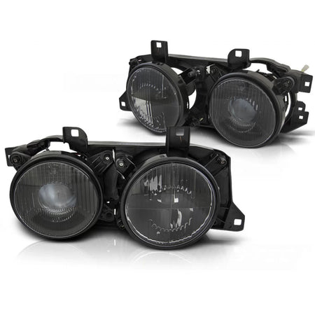 Fari Neri Anteriori per BMW E32 E34