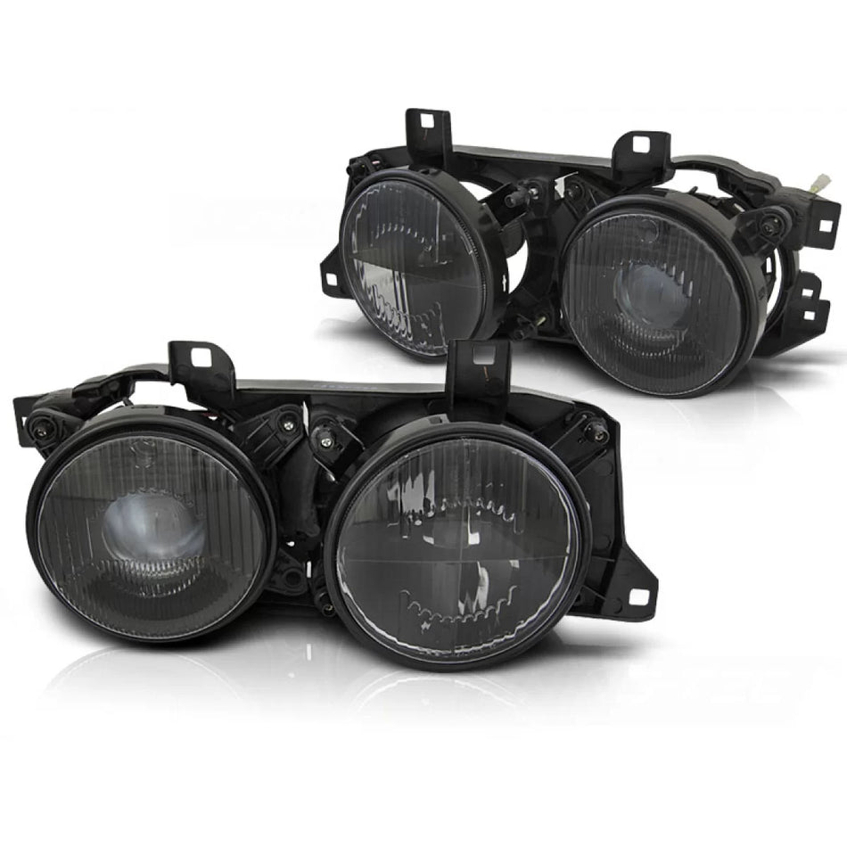 Fari Neri Anteriori per BMW E32 E34