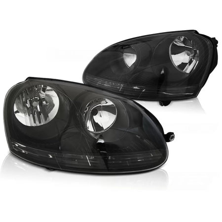 Fari Neri Anteriori per Volkswagen Golf 5 10.03-09