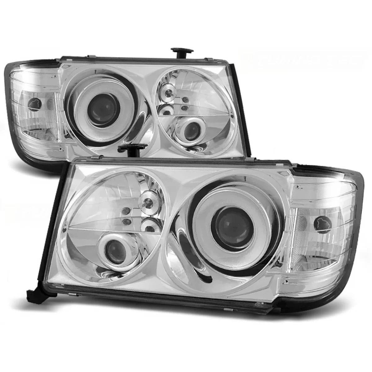 Fari Cromati Anteriori per Mercedes W124 01.85-04.93