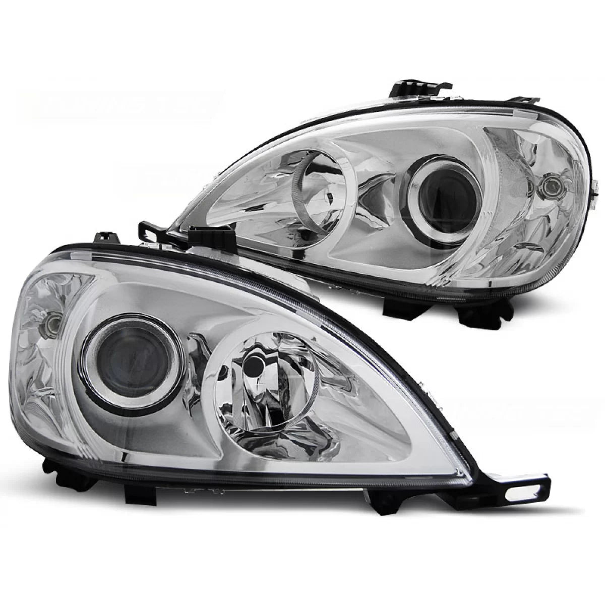 Fari Cromati Anteriori per Mercedes ml M-klasa W163 03.98-08.01