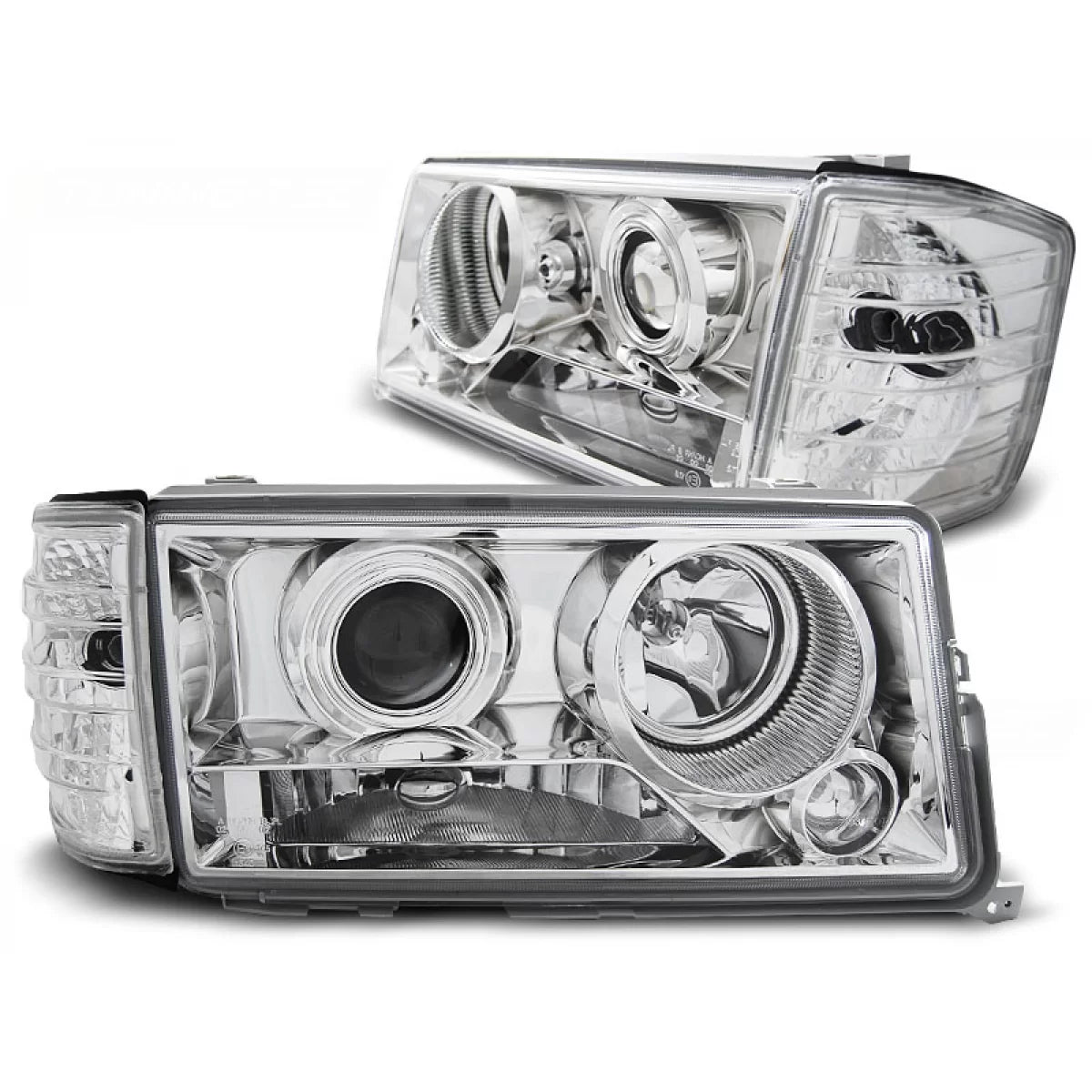 Fari Cromati Anteriori per Mercedes 190 W201 12.82-05.93