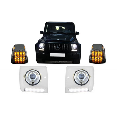 Coprifari con Luci Diurne LED per Mercedes Classe G W463 1989-2012 Guida
