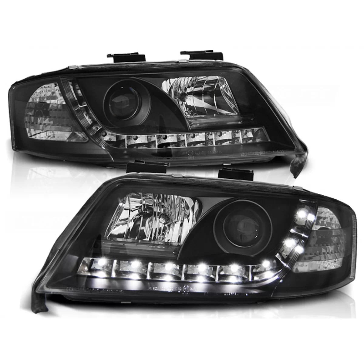 Fari Daylight Neri per Audi A6 06.01-05.04