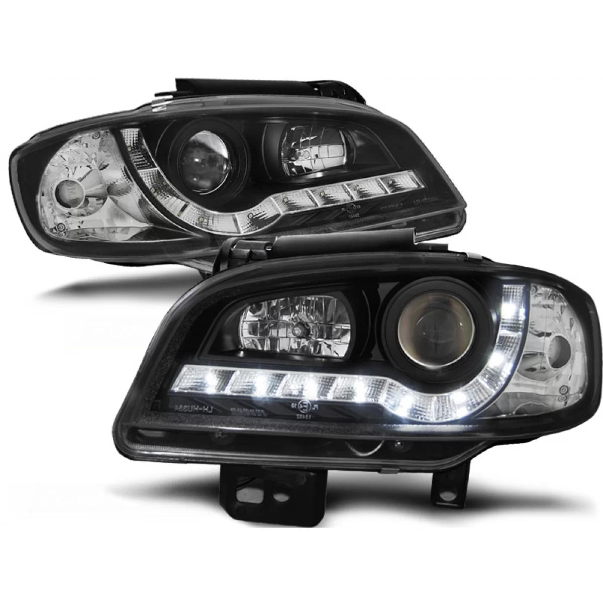 Fari Daylight Neri Anteriori per Seat Ibiza Cordoba 09.99-03.02