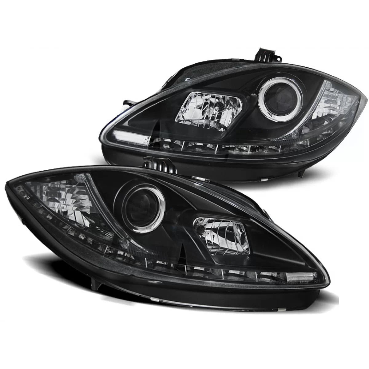 Fari Daylight Neri Anteriori per Seat Leon Altea 09-12