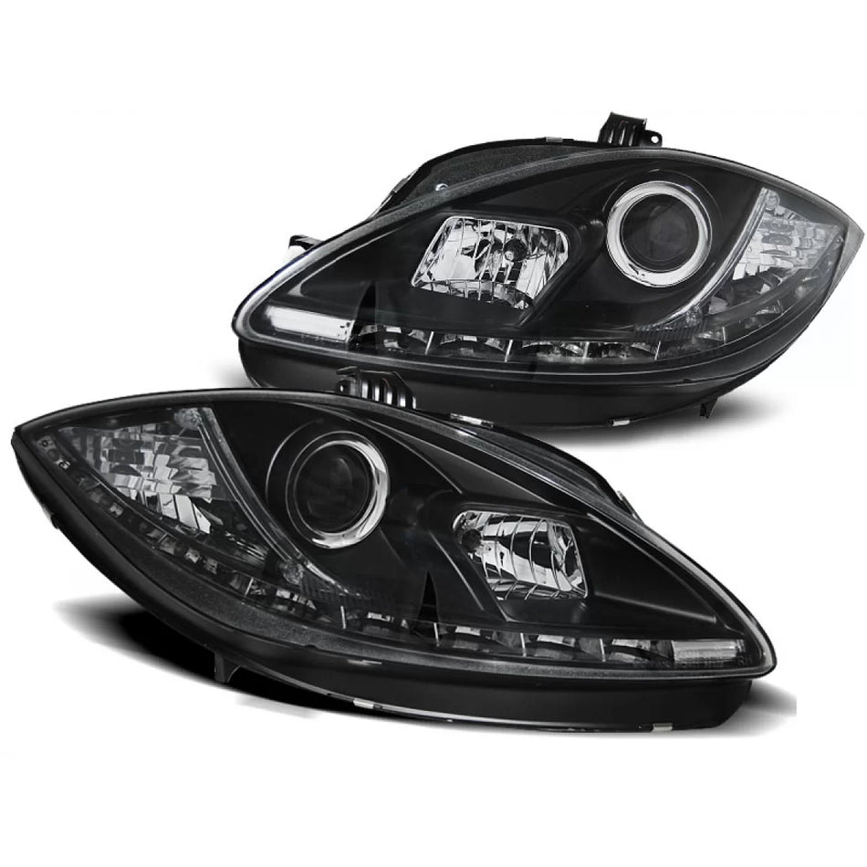 Fari Daylight Neri Anteriori per Seat Leon Altea 09-12