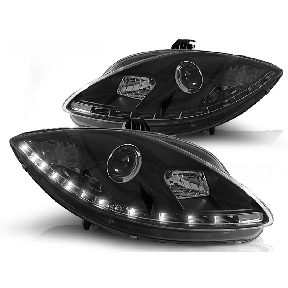 Fari Daylight Neri Anteriori per Seat Leon Altea Toledo 06.05-09