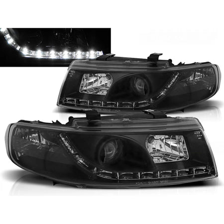 Fari Daylight Neri Anteriori per Seat Leon Toledo 04.99-08.04