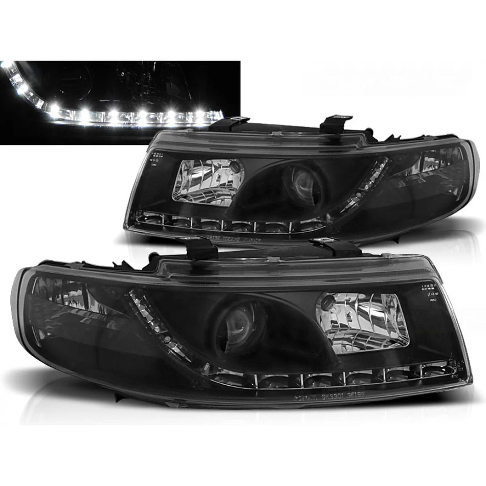 Fari Daylight Neri Anteriori per Seat Leon Toledo 04.99-08.04