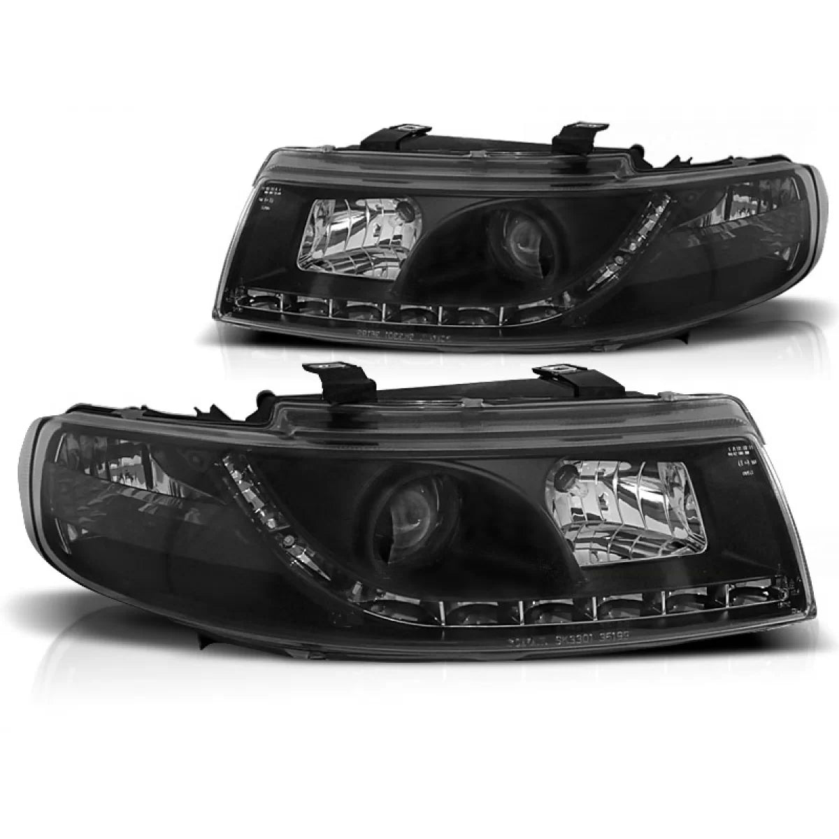 Fari Daylight Neri Anteriori per Seat Leon Toledo 04.99-08.04