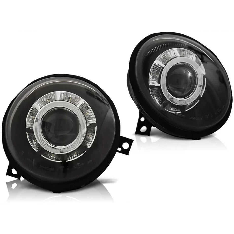 Fari Daylight Neri Anteriori per Volkswagen Lupo 98-05