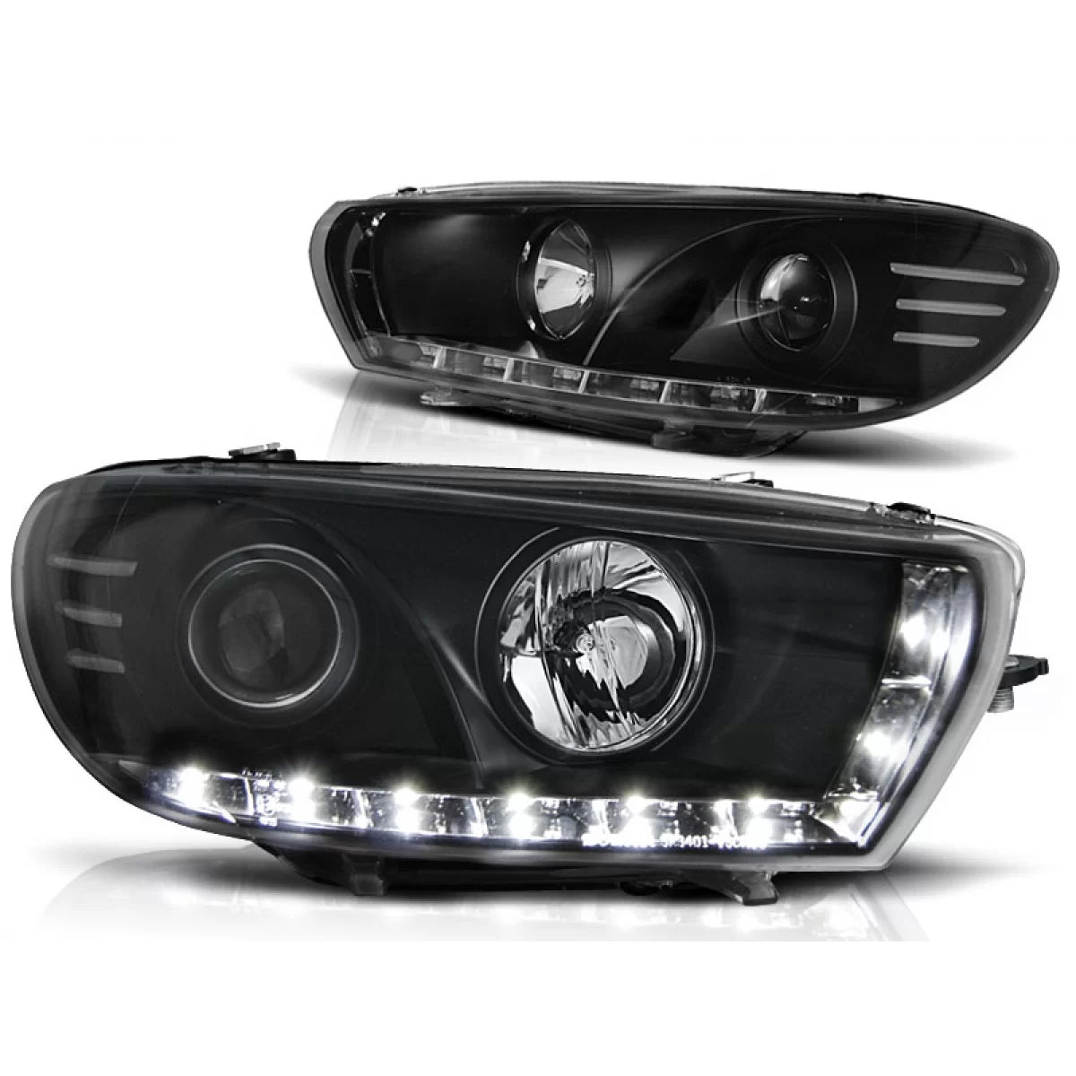 Fari Daylight Neri Anteriori per Volkswagen Scirocco 08-14
