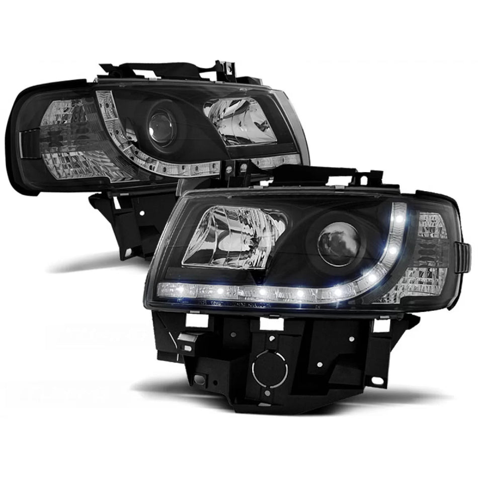 Fari Daylight Neri Anteriori per Volkswagen T4 Bus 08.96-03.03