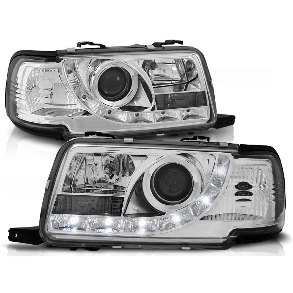 Fari Daylight Cromati Anteriori Audi 80 B4 09.91-04.96