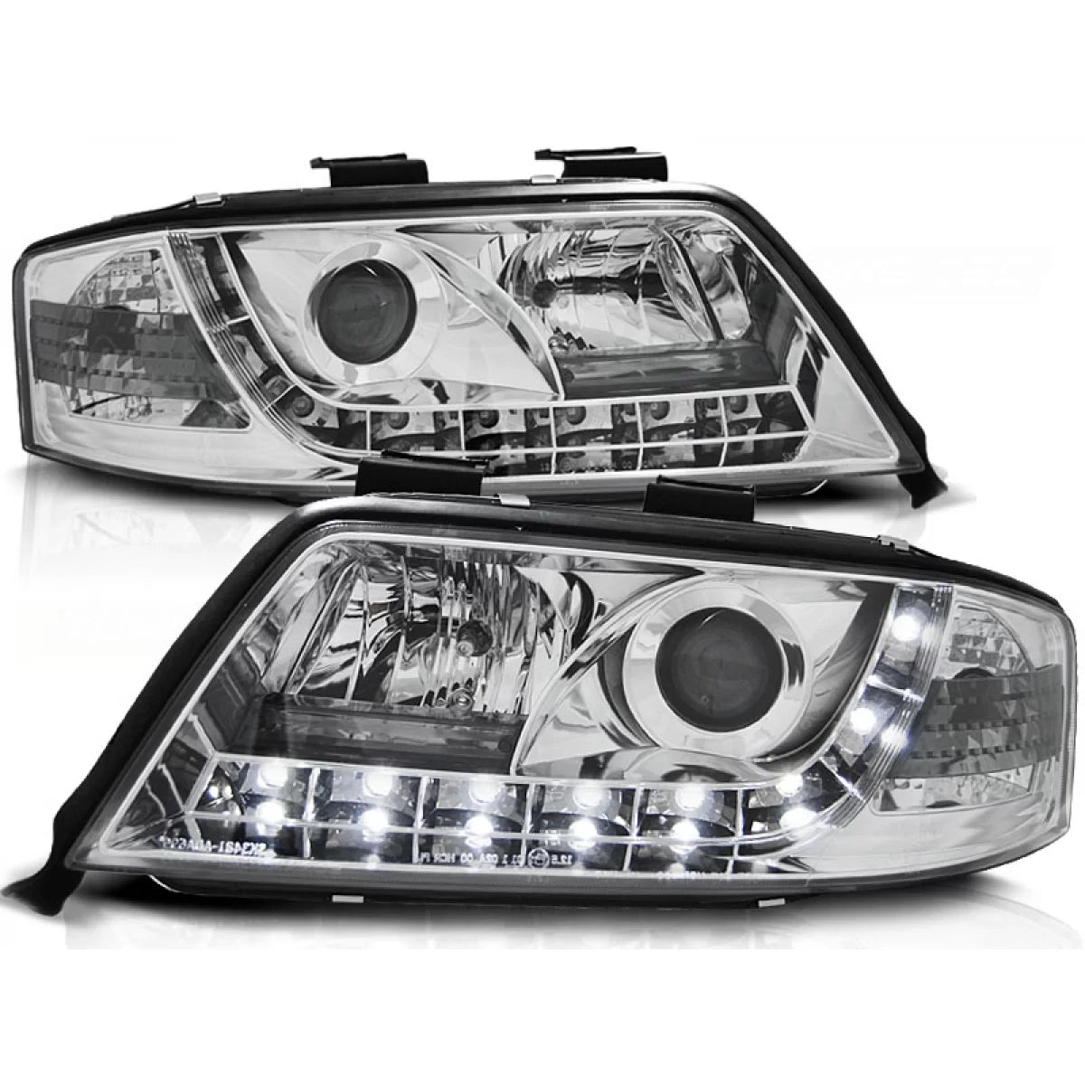 Fari Daylight Cromati Anteriori per Audi A6 06.01-05.04