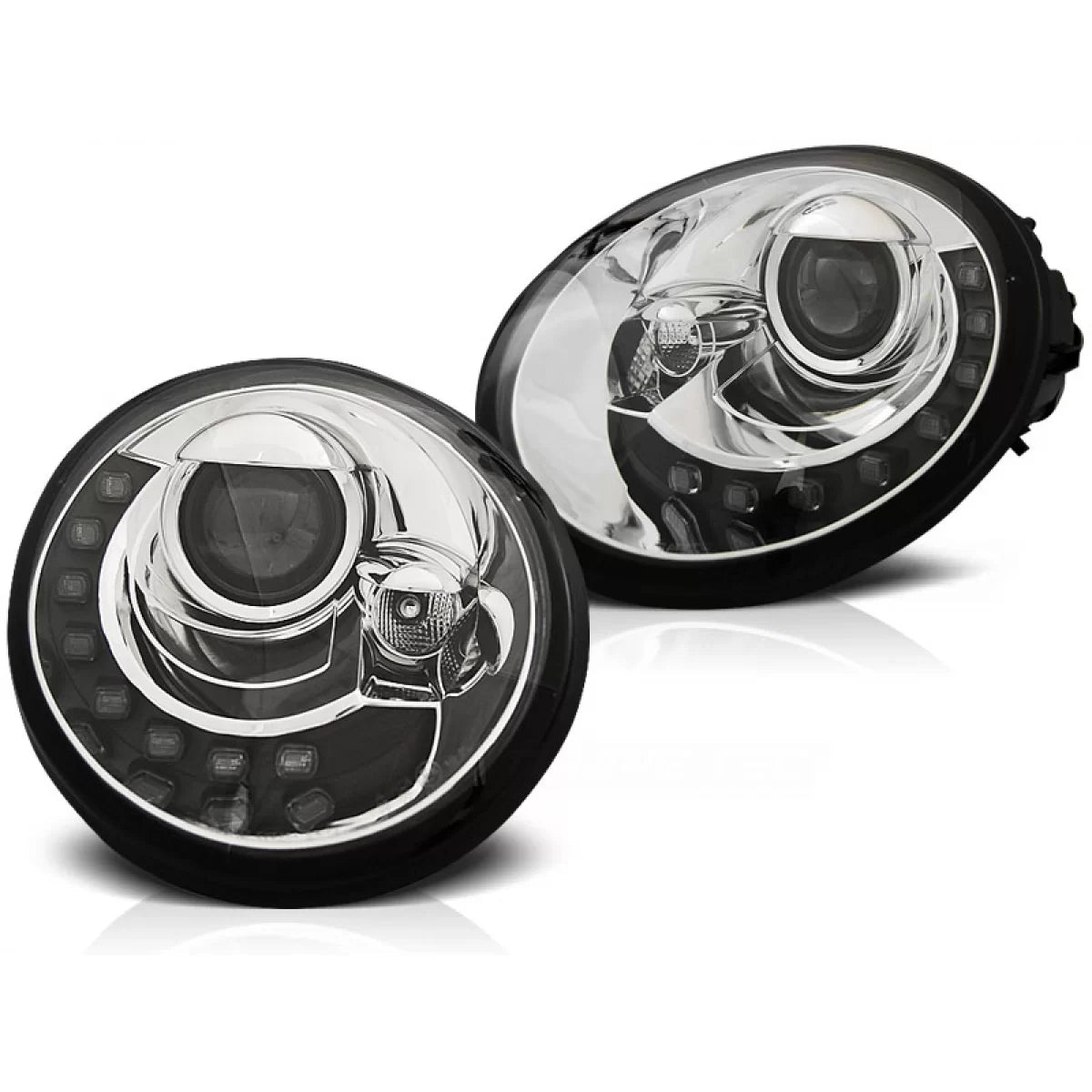 Fari Daylight Cromati Anteriori per Volkswagen New Beetle 10.98-05.05