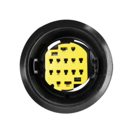 Fari Anteriore Angel Eyes Nero per Fiat Grande Punto 2005-2008 LHD Sinistro