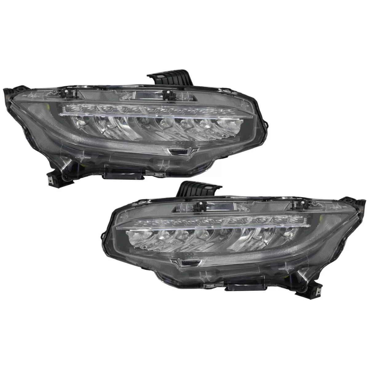 Fari Full LED con Frecce Dinamiche per Honda Civic MK10 Fc Fk 2016-up Berlina 5