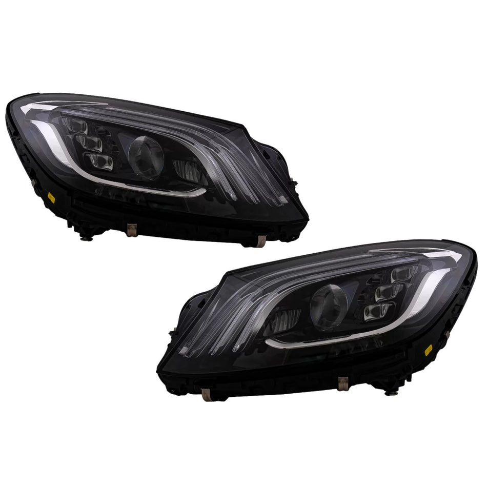 Fari Full LED Anteriori Facelift per Mercedes Classe S W222 Maybach X222