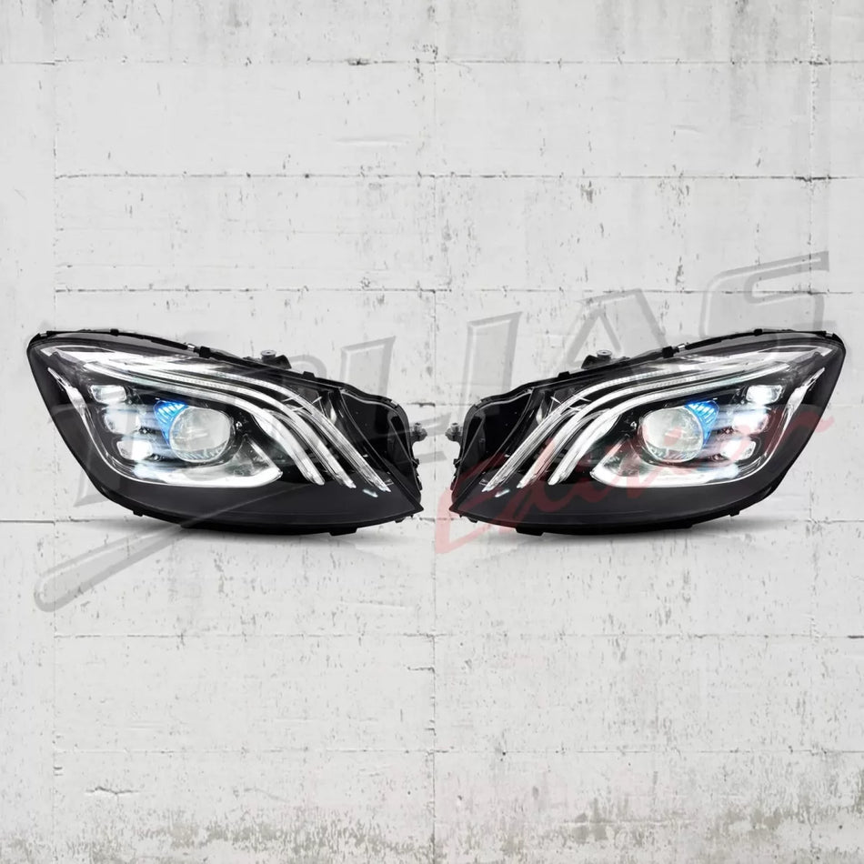 Fari Full LED Anteriori per Mercedes Classe S W222 Maybach 2013-2017 Facelift