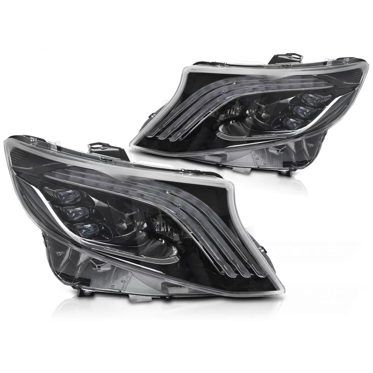 Fari Full LED con Luci Diurne Sequenziali Anteriori per Mercedes Vito Classe V