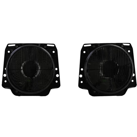 Fari Anteriori H4 Fumé con Griglia per Volkswagen Golf 2 83-91