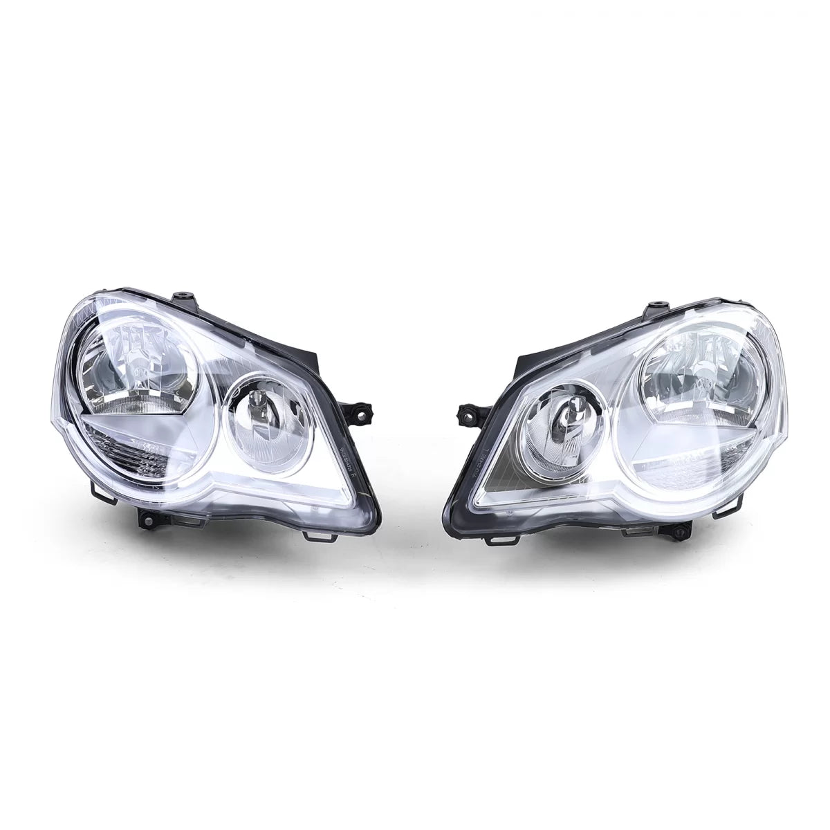 Fari H7 H1 con Motorino Regolazione Dx Sx per Volkswagen Polo 9N3 2005-2009