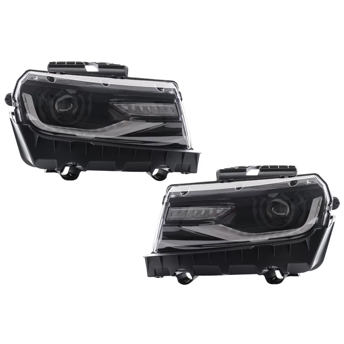 Fari LED con Luci Diurne e Frecce Dinamiche Anteriori per Chevrolet Camaro MK5