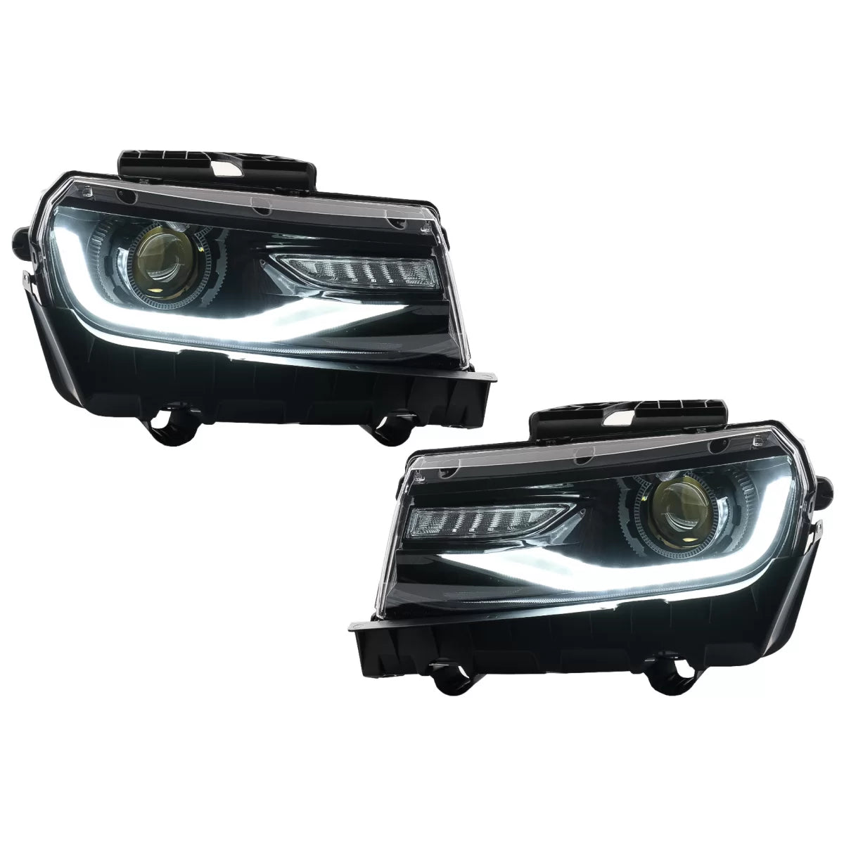 Fari LED con Luci Diurne e Frecce Dinamiche Anteriori per Chevrolet Camaro MK5