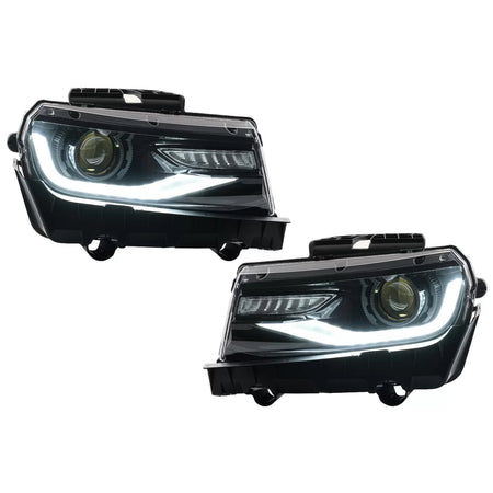 Fari LED con Luci Diurne e Frecce Dinamiche Anteriori per Chevrolet Camaro MK5
