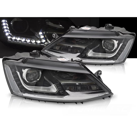 Fari LED con Luci Diurne VW Jetta Vi 2011-2018