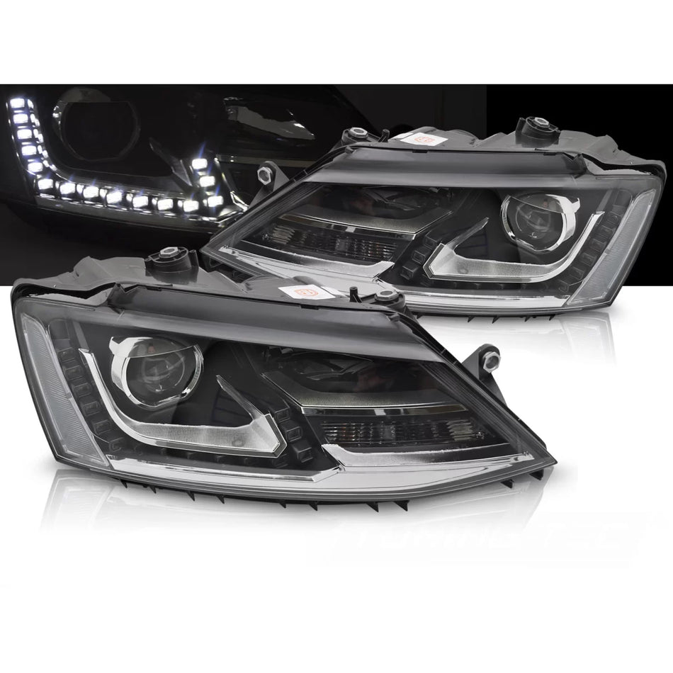Fari LED con Luci Diurne VW Jetta Vi 2011-2018