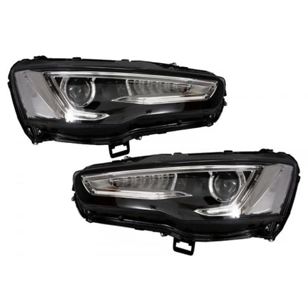 Fari LED con Luci Diurne e Indicatori Dinamici per Mitsubishi Lancer 2007-2017