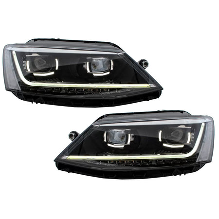 Fari LED con Luci Diurne e Frecce Dinamiche per Volkswagen Jetta MK6 Vi