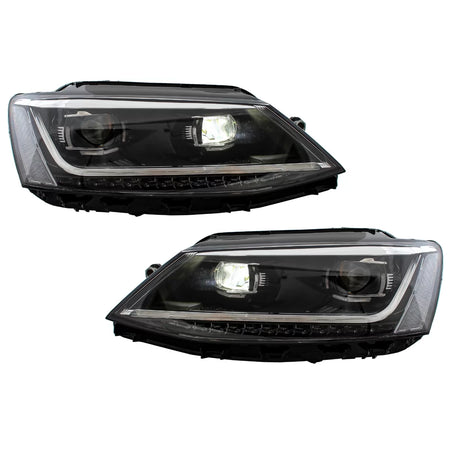 Fari LED con Luci Diurne e Frecce Dinamiche per Volkswagen Jetta MK6 Vi