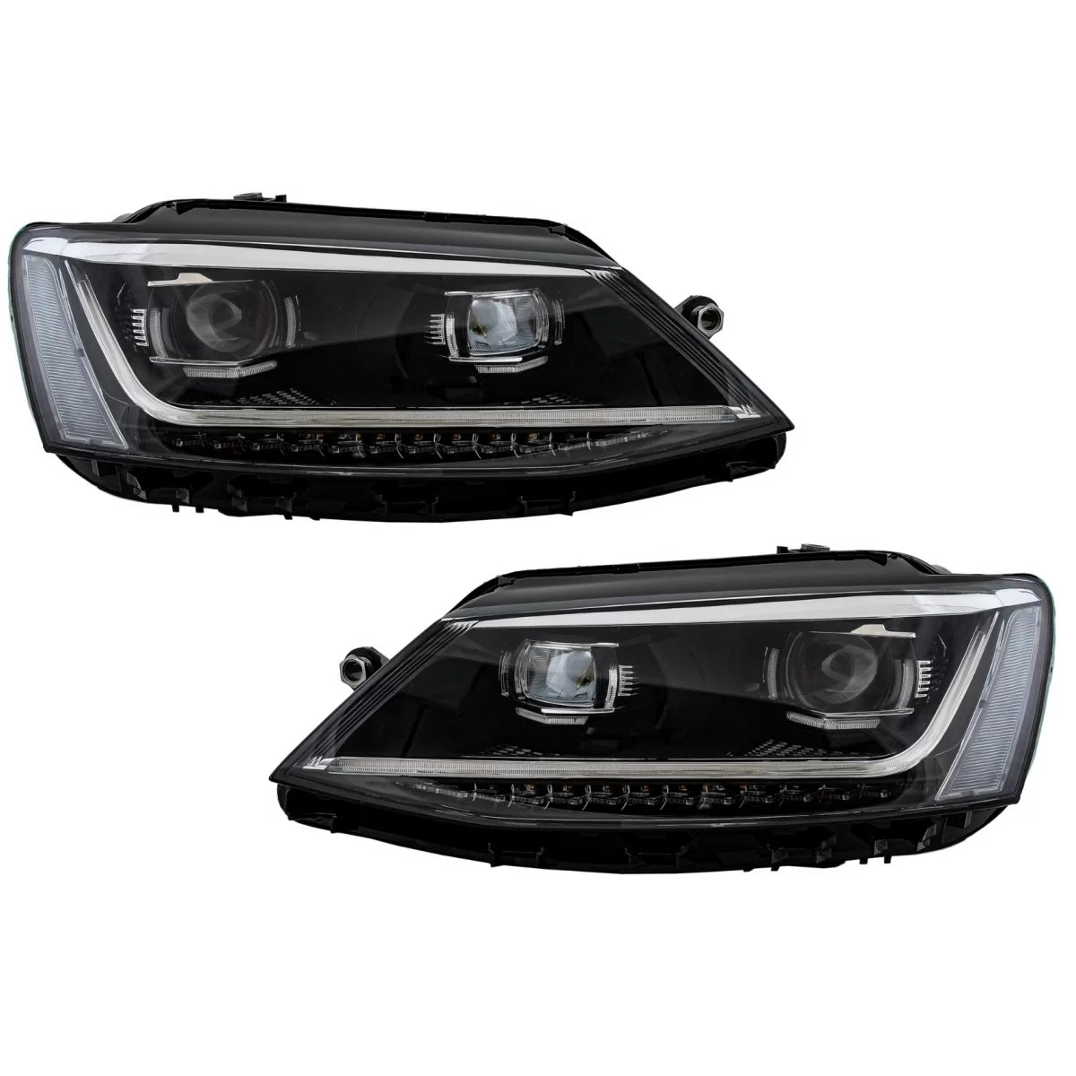 Fari LED con Luci Diurne e Frecce Dinamiche per Volkswagen Jetta MK6 Vi