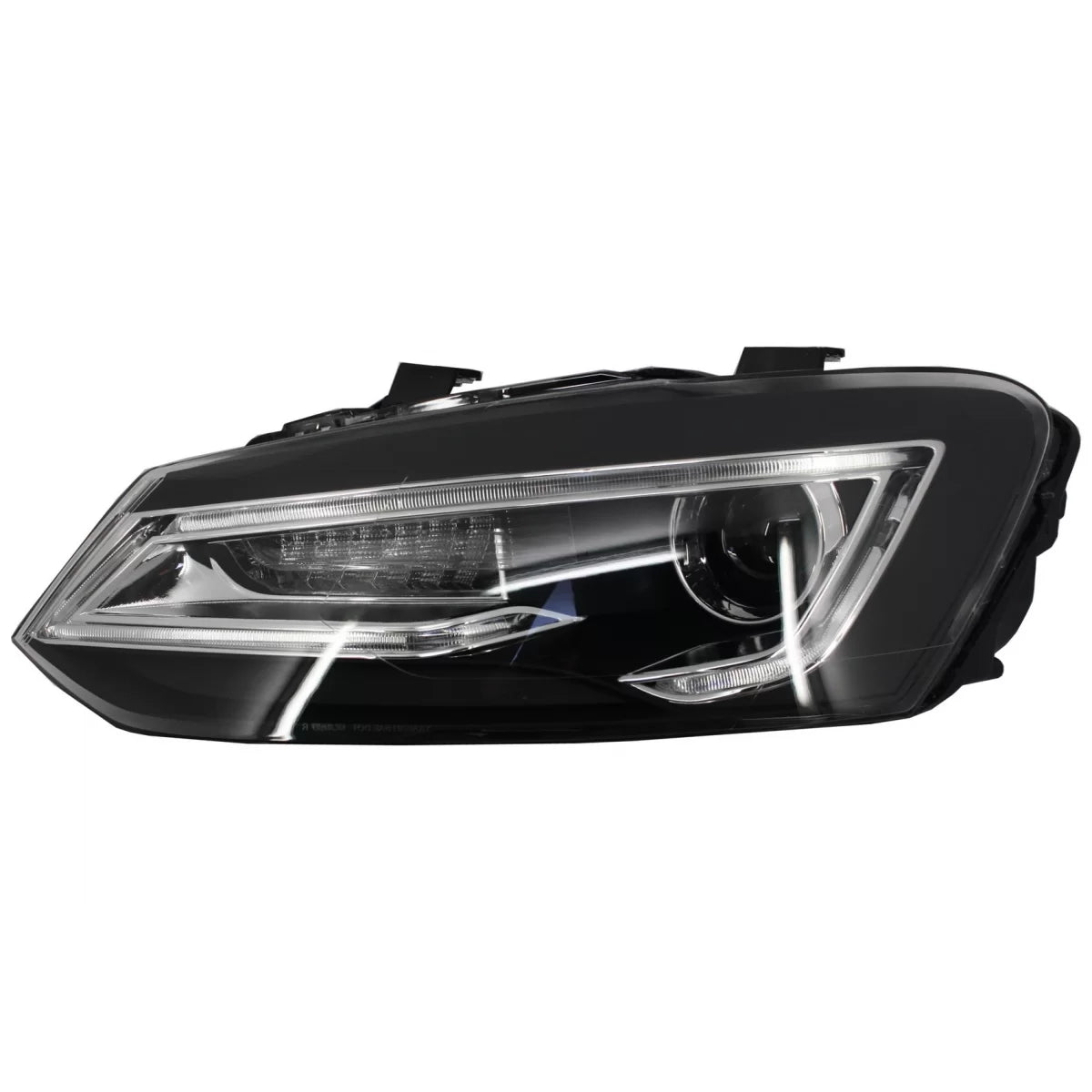 Fari LED Xenon Devil Eye Anteriori Sinistri per VW Polo 6R 6C 61 2011-2017 LHD
