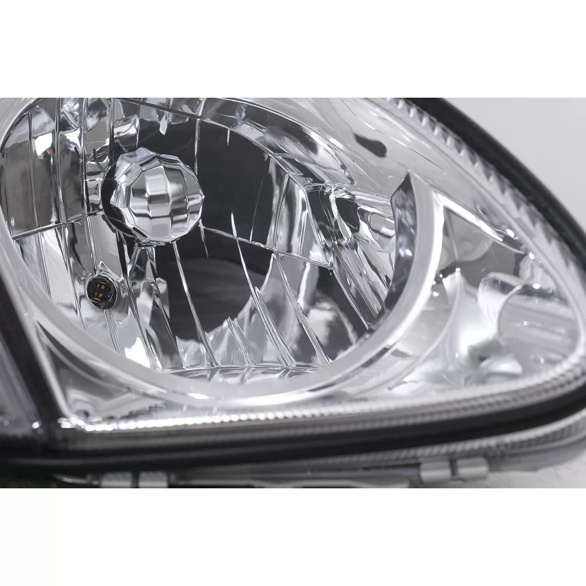 Fari Anteriori Cromati per Mercedes SLK R170 1996-2004 Guida Sinistra