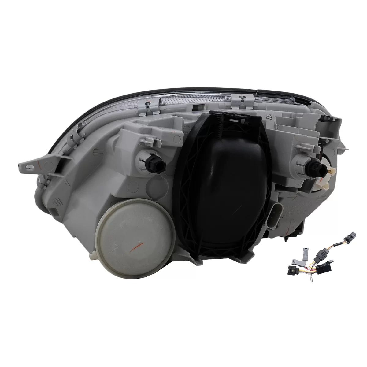 Fari Anteriori Cromati per Mercedes SLK R170 1996-2004 Guida Sinistra