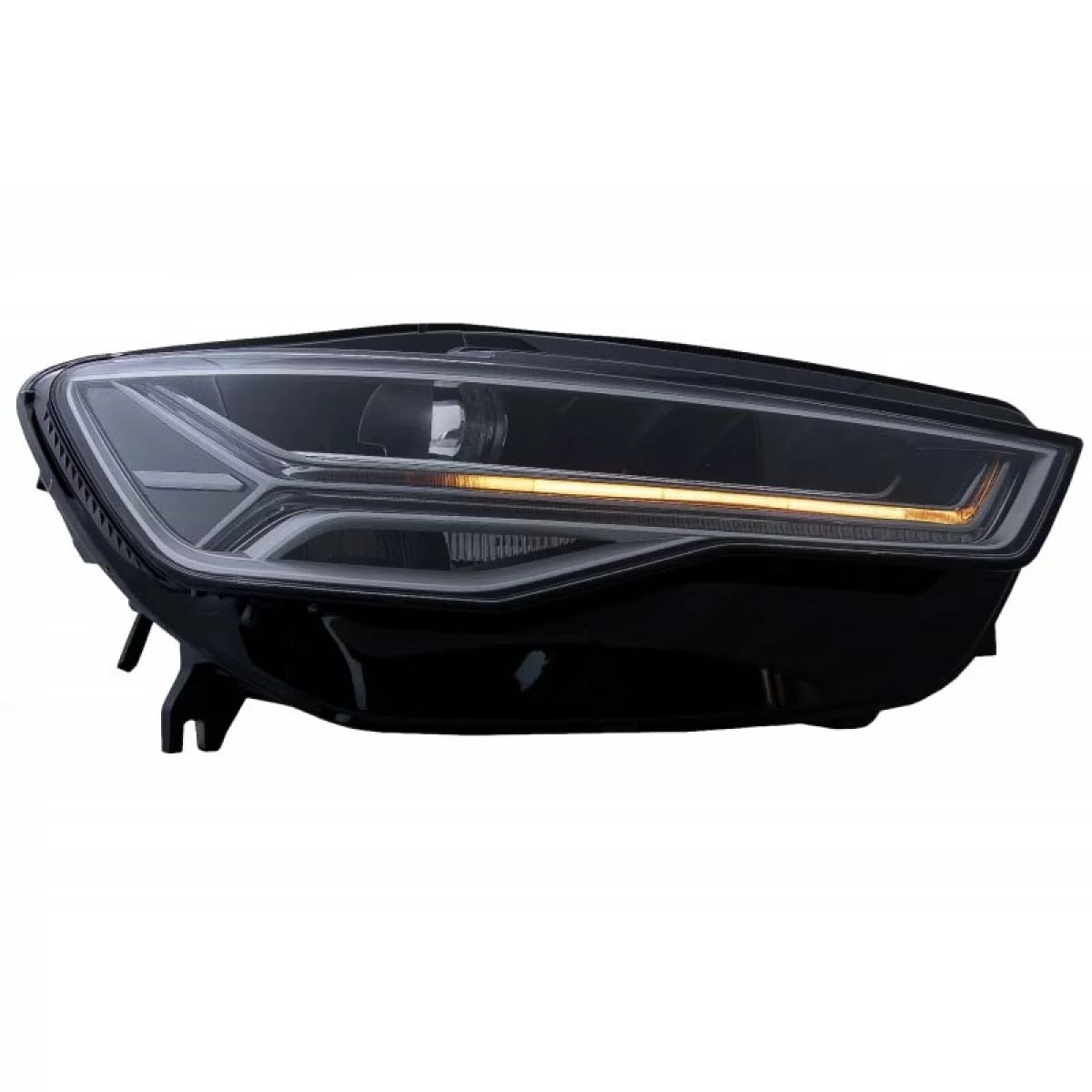Fari Anteriori Full LED Matrix con Segnale Dinamico Neri per Audi A6 4G C7