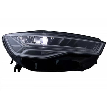 Fari Anteriori Full LED Matrix con Segnale Dinamico Neri per Audi A6 4G C7