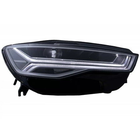 Fari Anteriori Full LED Matrix con Segnale Dinamico Neri per Audi A6 4G C7