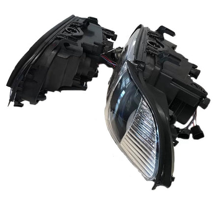 Fari Anteriori Angel Eyes Facelift LCI Neri H7 per BMW 5 E39 95-03