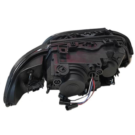 Fari Anteriori Angel Eyes Facelift LCI Neri H7 per BMW 5 E39 95-03